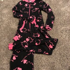 black &’ pink onsie